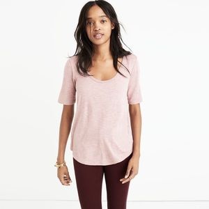 Madewell Anthem Scoop Elbow-sleeve Tee